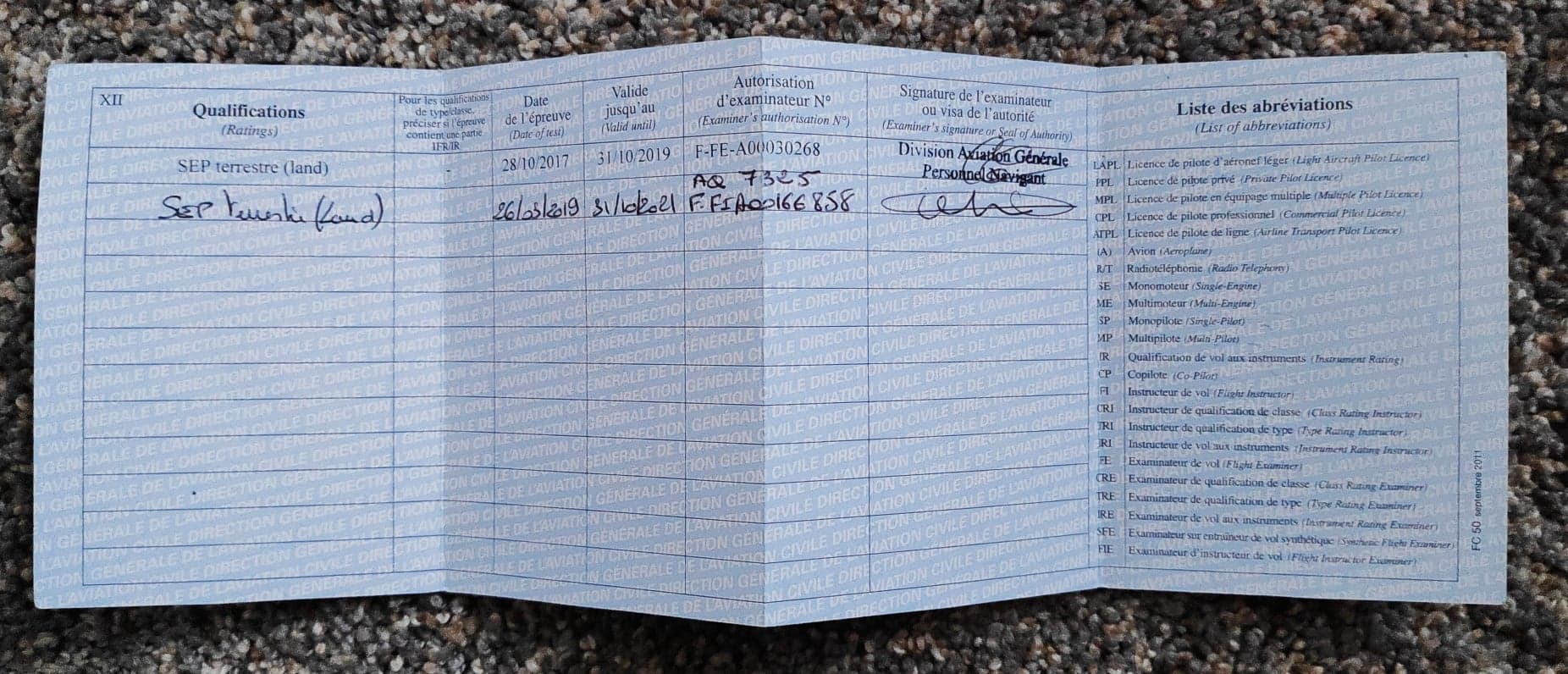 Onboard Renouveler sa licence de pilote privé (PPL) ce qu